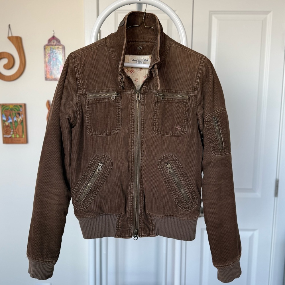 Vintage Abercrombie & Fitch Bomber Jacket - Picture 2 of 7